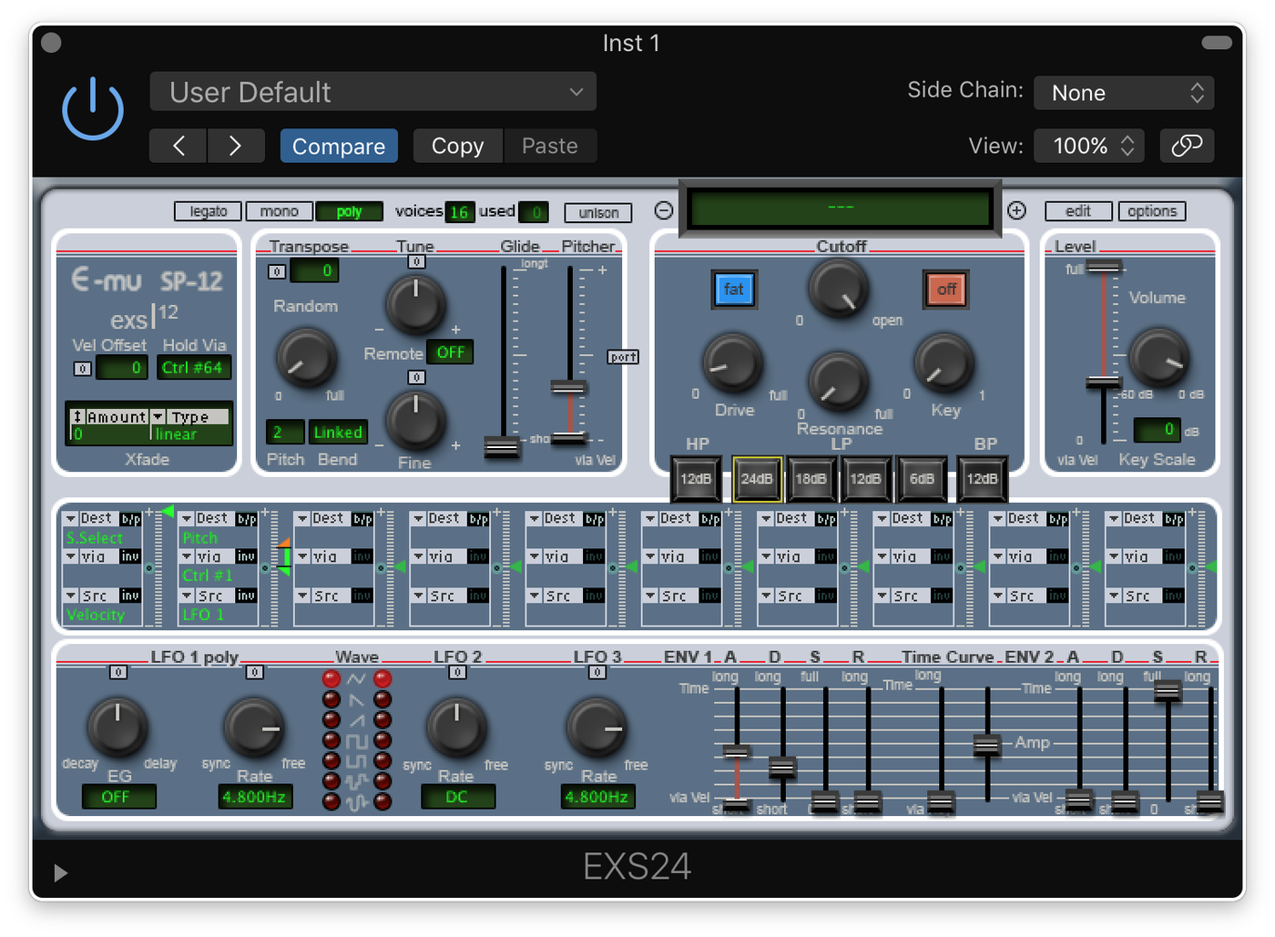 EXS24 E-mu 12